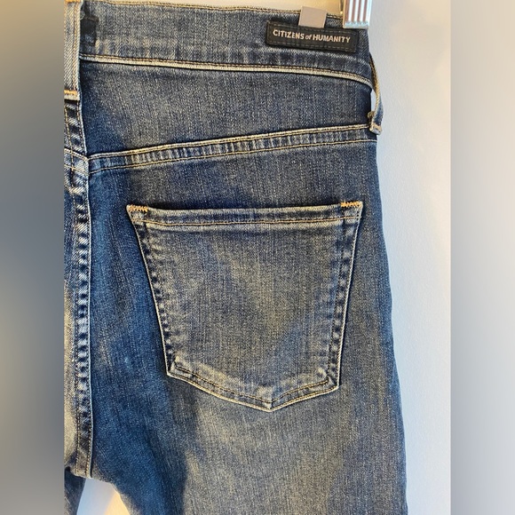 Citizens of Humanity Agnes Crop Mid Rise 25 Slim Straight - Picture 3 of 5